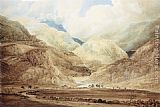 Thomas Girtin View near Beddgelert (Snowdonia) painting